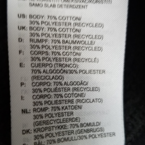 Adidas Sweatshirt Black Unisex Large - Picture 5 of 7